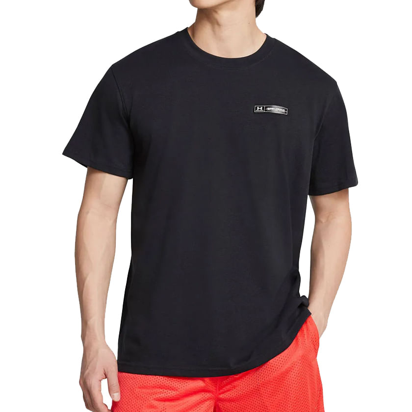 Under Armour Camiseta 1382831-BKBKBK M HW PretoPretoPreto Poliester -4-